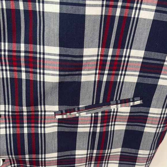 Alan Flusser Plaid Button-Up Vest - large. - Picture 5 of 13